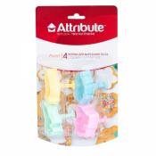 Набор форм для вырезания теста pastel 4шт