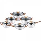 Набор посуды 12 пр. 2*1,8/2,7/2,8/3,6/6,1 л стекл.кр.