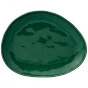 Тарелка обеденная bronco Meadow 29*23 см зеленая