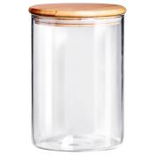 Банка 1500 мл круглая с бамбуковой крышкой Studio TM Appetite, BM2012-2R