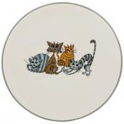 Тарелка десертная коллекция Озорные коты диаметр=20 см высота=2 см 