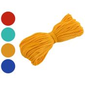 Шнур вязаный хозяйственный цветной д. 3 мм (20 метров)