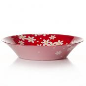 Тарелка столовая глубокая Pasabahce Red Garden, D=22 см