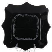 Тарелка столовая глубокая Luminarc Authentic Silver Black, D=20 см