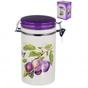 Банка д/сыпучих 1000 мл "Слива"