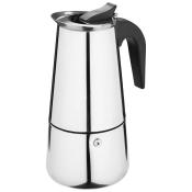 Гейзерная кофеварка ITALIA, объем 450 мл/9 чашек, из нержавеющей стали