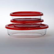 Набор посуды для свч 3 пр. (250*200мм , 190*140мм -2шт.)