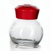 Солонка "Herevin", цвет: красный, прозрачный, 60 мл