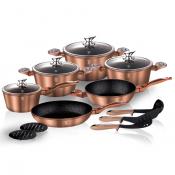 Набор посуды Berlinger Haus Copper Metallic, 15 предметов