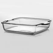 Посуда для СВЧ квадратная с ручками 273*273 мм