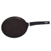Сковорода литая блинная 24см съемная ручка Кофейный мрамор ТМ KUKMARA, сбмк240-1а