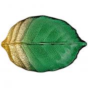Блюдо Leaf emerald 21см