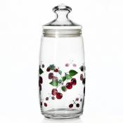 Банка для сыпучих продуктов Pasabahce "Cesni Вишня", с крышкой, 1500 мл