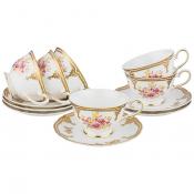 Чайный набор Nostalgia rose на 6 персон 12 пр. 250мл.