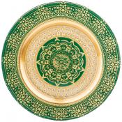 Тарелка «jasmin» green 28 cm без упаковки 