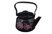 Чайник 2,3л с рисунком черный