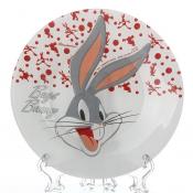 Тарелка закусочная (десертная) Pasabahce Bugs Bunny, D=19,5 см