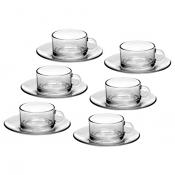 Кофейный набор на 6 персон Pasabahce Side, объем 90 мл