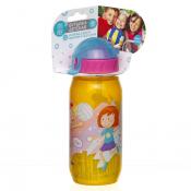 Бутылочка для воды детская "Спорт Дети" с трубочкой 400 мл в асс.