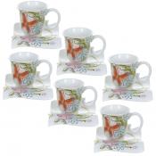 Чайный набор на 6 персон Best Home "Дивный сад", 240 мл