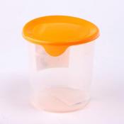 Контейнер для свч fresh&go 1л желтый круглый