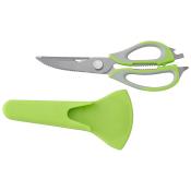 Ножницы кухонные многофункциональные KS-128С с чехлом, 22,8 см