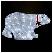 Фигура светодиодная из акрила "Белый медведь"