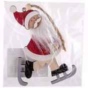 Украшение декоративное "Санта на коньках" SYMZPB-4423202