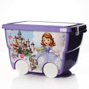 Ящик для игрушек Disney , 46 х 33 х 29 см (лиловый)