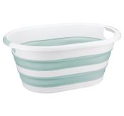 Таз ФЛЕКС овальный 17,5л складной Морская волна