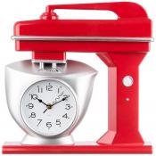 Часы настенные кварцевые Chef kitchen 39 см цвет:красный