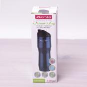 Термокружка 450мл из нержавеющей стали (красная, коричневая, салатовая, синяя)