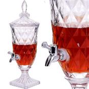 Лимонадница 1,8л стекло/пластик LR