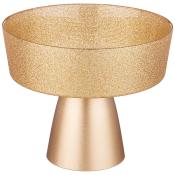 Блюдо на ножке Bohemia gold глубокое d=21см