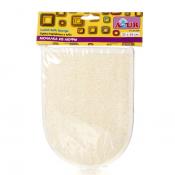 Мочалка из люфы варежка большая 16*21 см