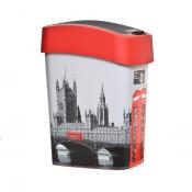 Контейнер для мусора Curver Deco Flip Bins London, 25 л