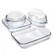 Набор кастрюль для запекания 6 пр.(2850+3150+3850+3500 мл)