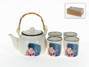 Чайный набор на 4 персоны Гейша, 5 предметов