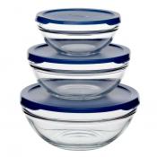 Набор салатников с пласт.кр. Шефс 3 шт.(d=200,172,140мм)