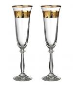 Набор бокалов для шампанского из 2 шт."АНЖЕЛА LOVE" 190 мл.