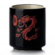 Кружка для чая "Японские мотивы", без ручки, черная, объем 150 мл