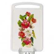 Доска разделочная с рисунком 240*150 мм (цветы)