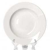 Тарелка глубокая «Кунстверк»; фарфор; D=23.5см; белый
