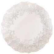 Тарелка Snow silver 21см