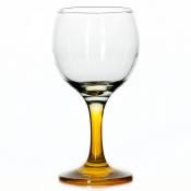 Набор фужеров 3 шт Pasabahce Glass4You, объем 220 мл (желтая ножка)