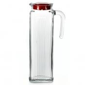 Кувшин Pasabahce "Фриго" с красной крышкой, 1,3 л