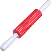 28058 Скалка вращающ. 43х5,3см силикон MB (х48)