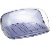 Хлебница "КРИСТАЛЛ" малая, 255*315*155 мм (сиреневый прозрачный)