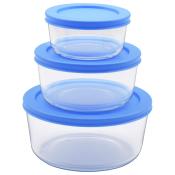 Набор контейнеров 3 предмета голубой ТМ Appetite, SL3RB