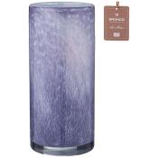 Ваза цилиндр bronco Art collection violet высота 25см